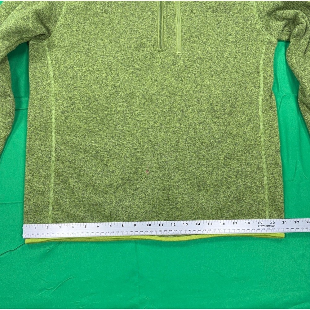 Patagonia Better Sweater Jacket Men Medium Green 1/4 Zip Pullover Fleece Hiking - Picture 4 of 8